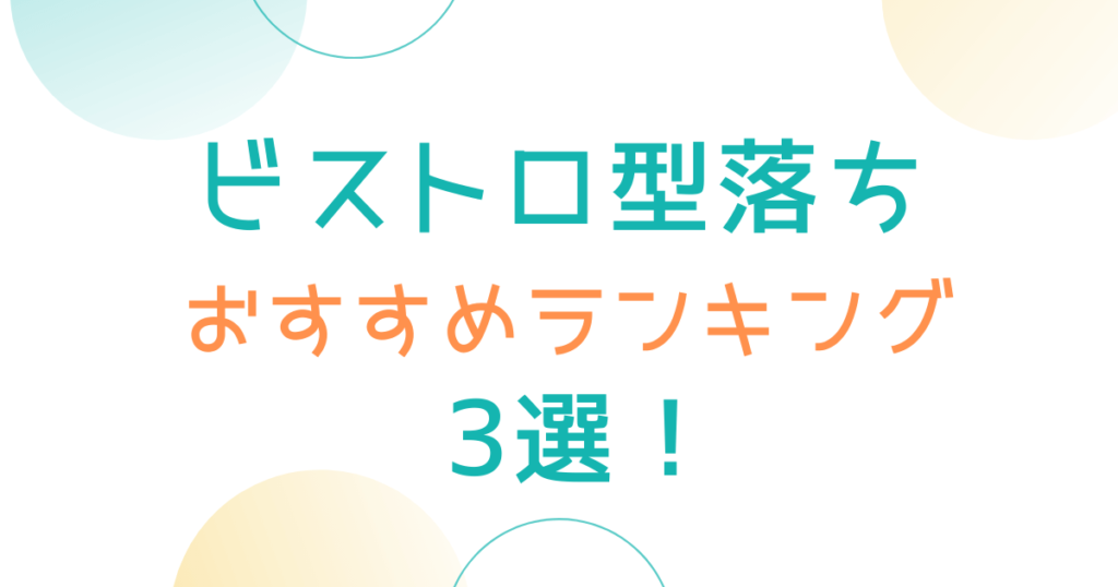 ビストロ型落ちおすすめランキング3選！