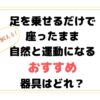 足を乗せるだけで自然と運動になる器具！座ったまま弱った足腰を筋トレができる高齢者向けおすすめ電動トレーニングマシンを紹介