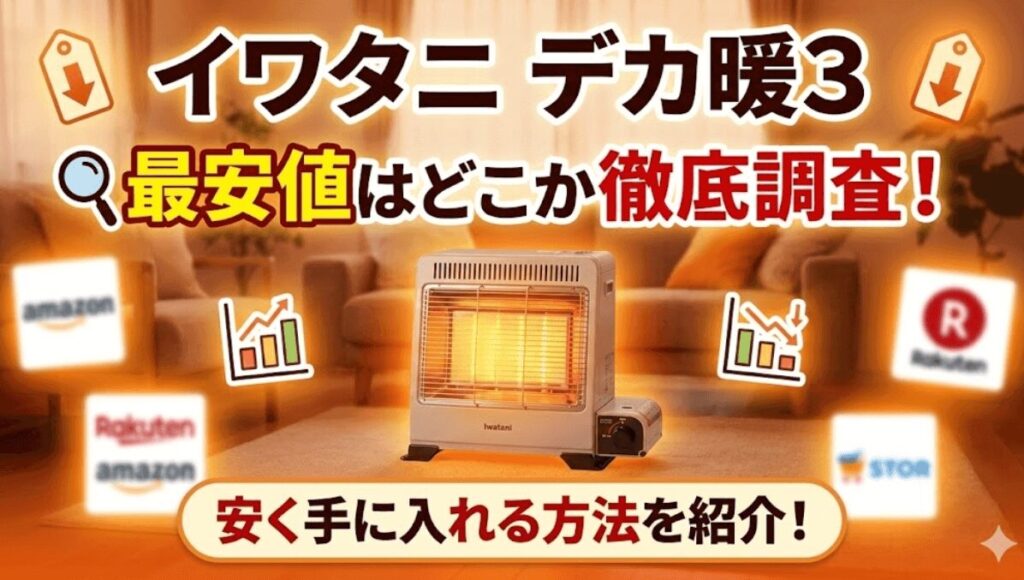 イワタニ デカ暖3の最安値はどこか徹底調査！